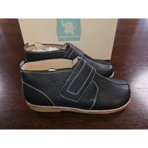 Elephantito Kids Boy's Clayten Bootie Navy Blue Size 4 MFRP $99 NIB